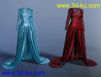 3D打印模型dForce Gwendolyn Outfit for Genesis 8 Females的图片