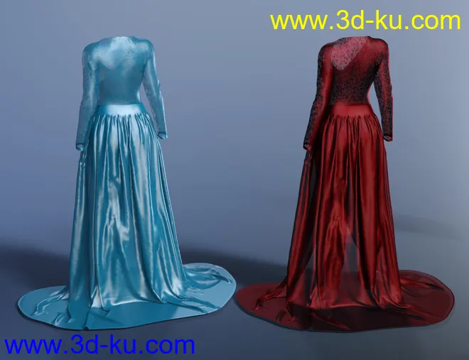 dForce Gwendolyn Outfit for Genesis 8 Females模型的图片11