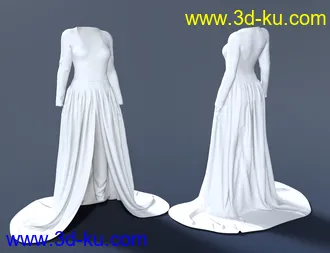 3D打印模型dForce Gwendolyn Outfit for Genesis 8 Females的图片