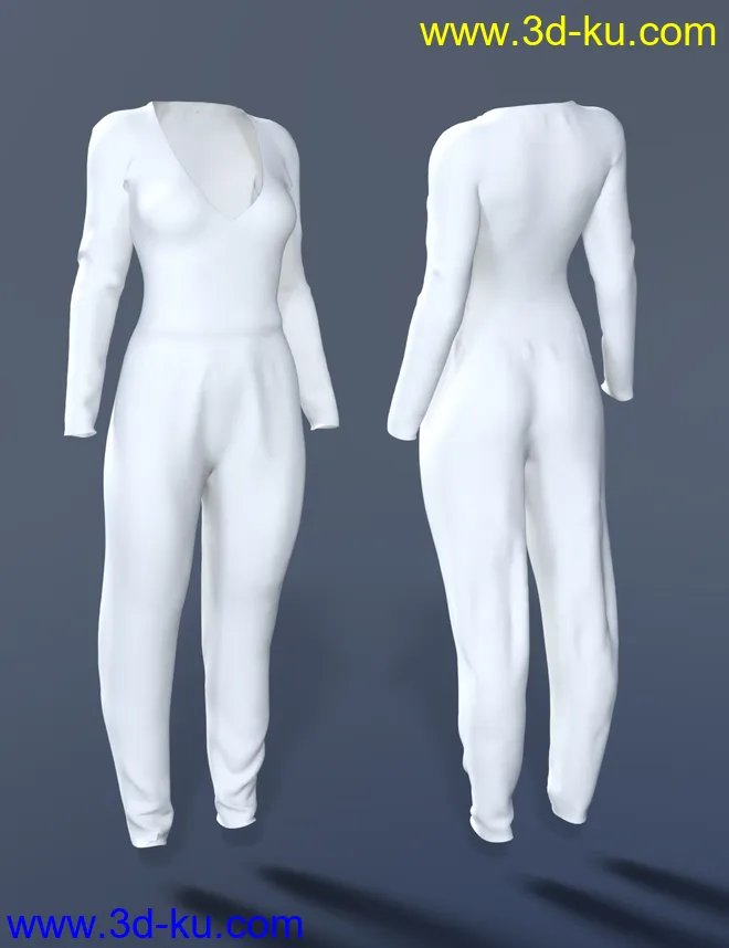 dForce Gwendolyn Outfit for Genesis 8 Females模型的图片13