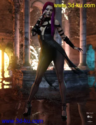 3D打印模型dForce Khandy Outfit for Genesis 8 Females的图片