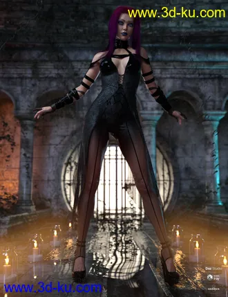 3D打印模型dForce Khandy Outfit for Genesis 8 Females的图片