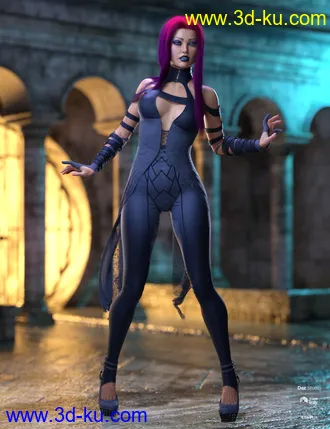 3D打印模型dForce Khandy Outfit for Genesis 8 Females的图片