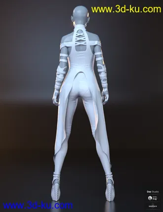 3D打印模型dForce Khandy Outfit for Genesis 8 Females的图片