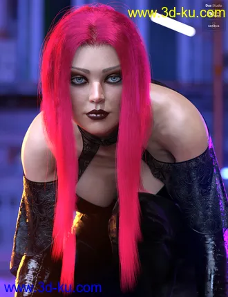 3D打印模型dForce Kherington Hair for Genesis 8 Females的图片