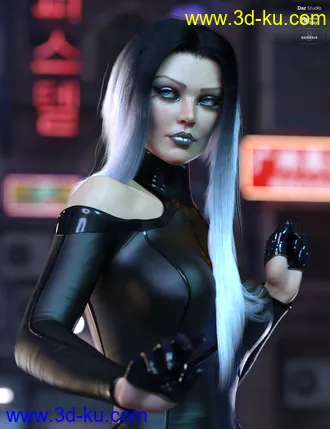 3D打印模型dForce Kherington Hair for Genesis 8 Females的图片