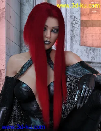 3D打印模型dForce Kherington Hair for Genesis 8 Females的图片