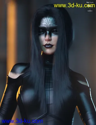 3D打印模型dForce Kherington Hair for Genesis 8 Females的图片