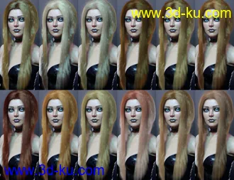 3D打印模型dForce Kherington Hair for Genesis 8 Females的图片
