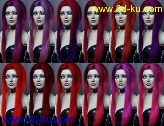 3D打印模型dForce Kherington Hair for Genesis 8 Females的图片