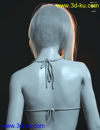 3D打印模型dForce Kherington Hair for Genesis 8 Females的图片