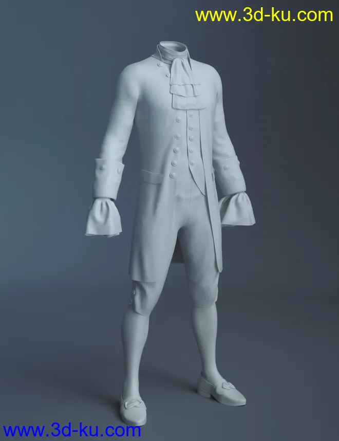 dForce Le Roi Outfit for Genesis 8 Male模型的图片7