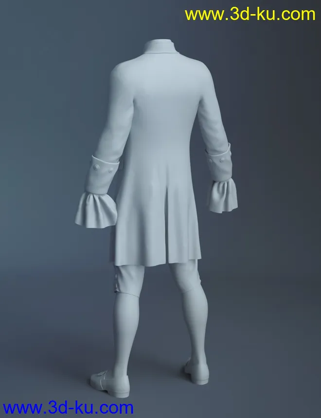 dForce Le Roi Outfit for Genesis 8 Male模型的图片8