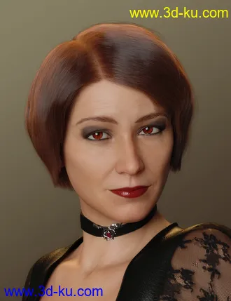3D打印模型dForce Lynette Hair for Genesis 8 Females的图片