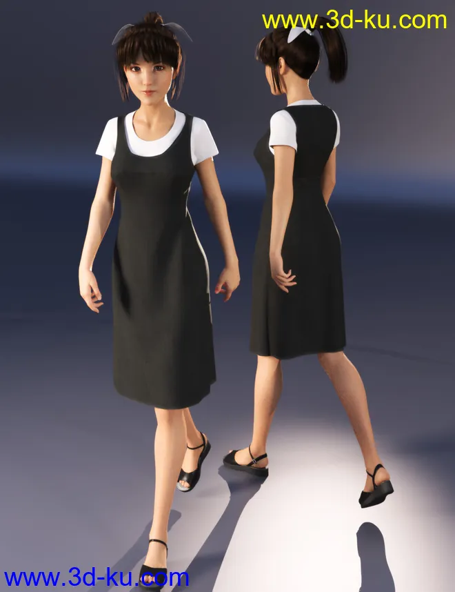 dForce Maternity Dress for Genesis 8 Female(s)模型的图片3