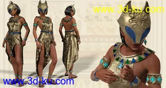 3D打印模型dForce Menhet Outfit Noble Textures的图片