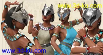 3D打印模型dForce Menhet Outfit Noble Textures的图片