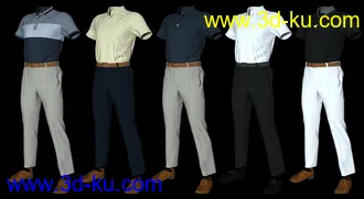 3D打印模型dForce MI Casual Outfit for Genesis 8 Male(s)的图片
