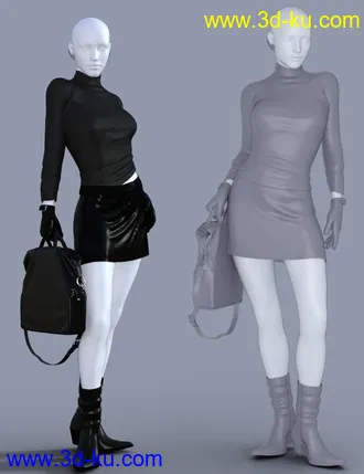 3D打印模型dForce Minimalist Autumn Set for Genesis 8 Female(s)的图片