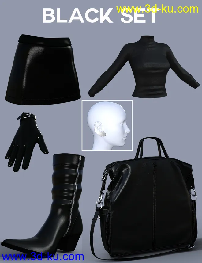dForce Minimalist Autumn Set for Genesis 8 Female(s)模型的图片8