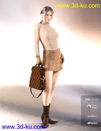 3D打印模型dForce Minimalist Autumn Set Textures的图片