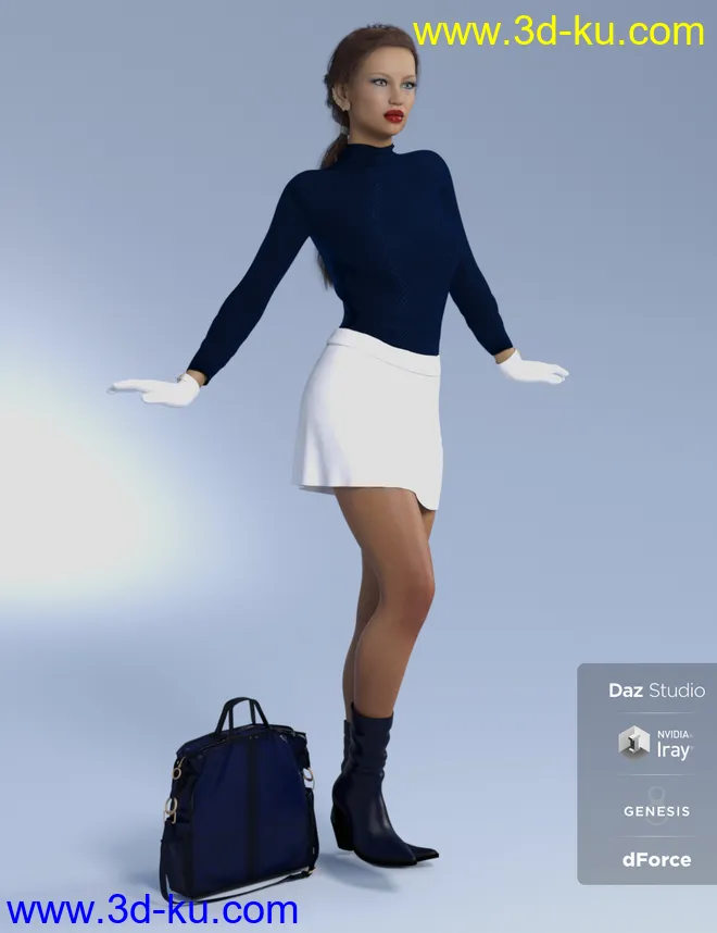 dForce Minimalist Autumn Set Textures模型的图片4