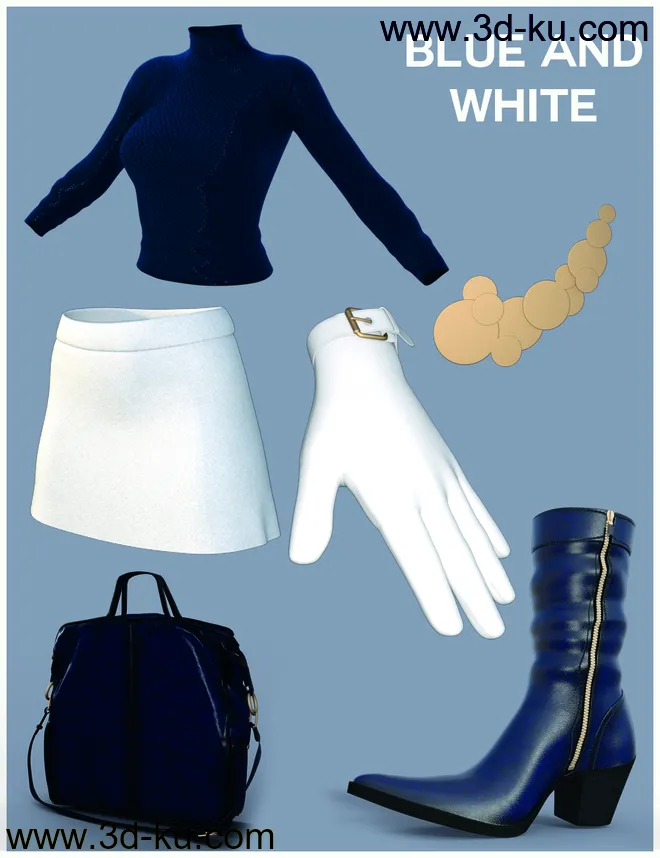 dForce Minimalist Autumn Set Textures模型的图片5