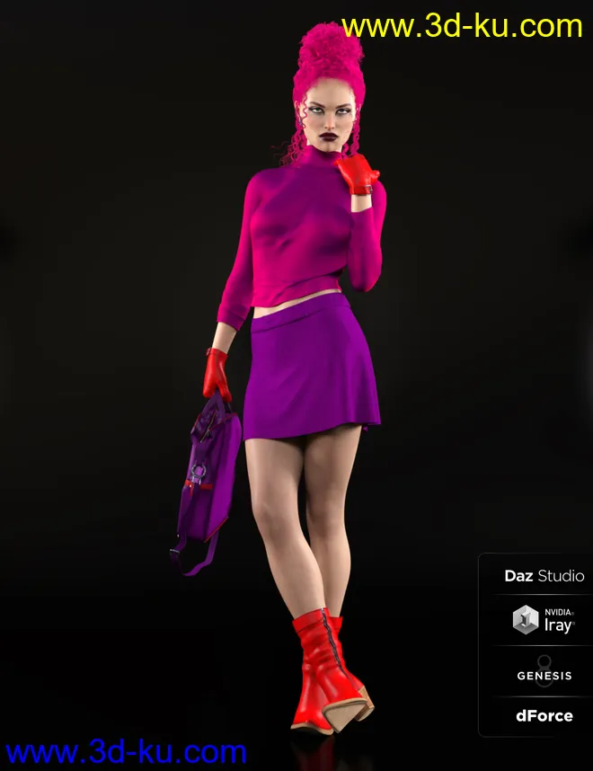 dForce Minimalist Autumn Set Textures模型的图片6