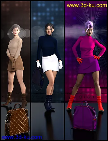 dForce Minimalist Autumn Set Textures模型的图片14