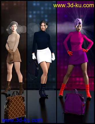 3D打印模型dForce Minimalist Autumn Set Textures的图片