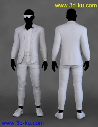 3D打印模型dForce Modern Shirt and Blazer Outfit for Genesis 8 Male(s)的图片