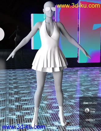 3D打印模型dForce Mona Outfit for Genesis 8 Female(s)的图片