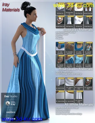 3D打印模型dForce Mystery Outfit and Accessories for Genesis 8 Female(s)的图片