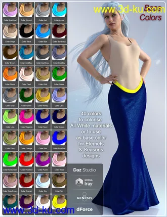 3D打印模型dForce Mystery Outfit and Accessories for Genesis 8 Female(s)的图片