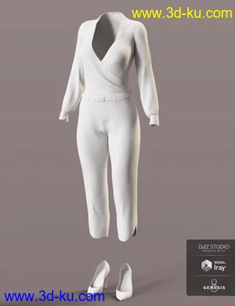3D打印模型dForce Office Chic Outfit for Genesis 8 Female(s)的图片