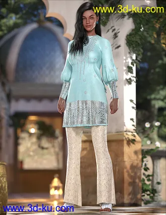 3D打印模型dForce Papyrus Outfit Textures的图片
