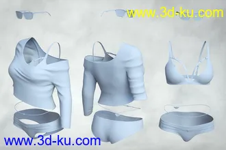 3D打印模型dForce Phenom Lingerie for Genesis 8.1 Females的图片