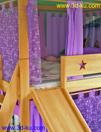 3D打印模型dForce Play Bedroom的图片