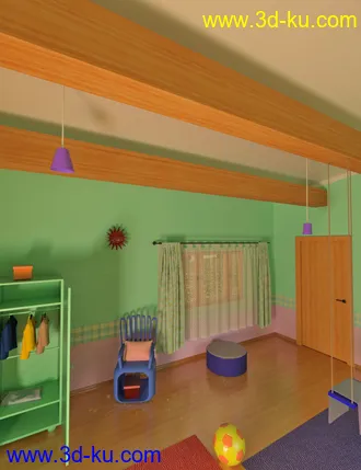 3D打印模型dForce Play Bedroom的图片