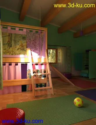 3D打印模型dForce Play Bedroom的图片