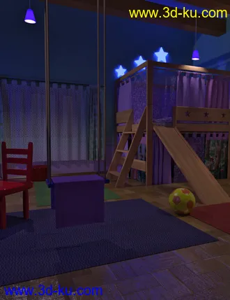 3D打印模型dForce Play Bedroom的图片