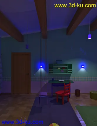 3D打印模型dForce Play Bedroom的图片