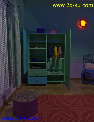 3D打印模型dForce Play Bedroom的图片