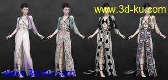 3D打印模型dForce Qabbalah Outfit for Genesis 8 Female(s)的图片