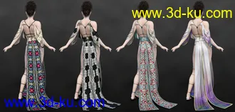 3D打印模型dForce Qabbalah Outfit for Genesis 8 Female(s)的图片