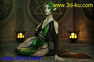 3D打印模型dForce Qabbalah Outfit for Genesis 8 Female(s)的图片