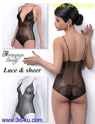 3D打印模型dForce Romanza Outfit for Genesis 8 Female(s)的图片