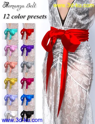 3D打印模型dForce Romanza Outfit for Genesis 8 Female(s)的图片