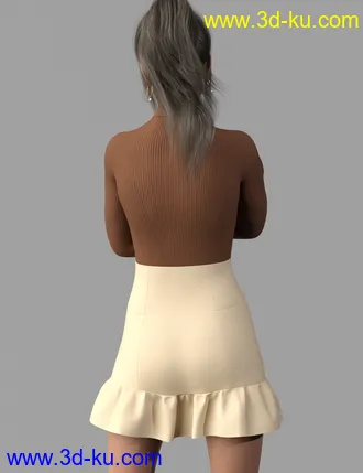 3D打印模型dforce Sasshire Outfit for Genesis 8 Female的图片