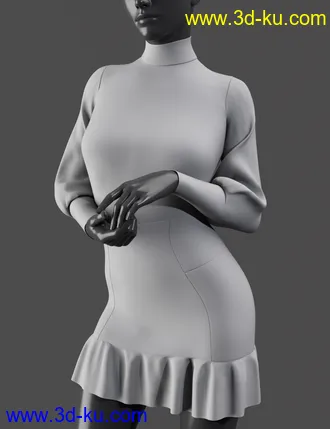 3D打印模型dforce Sasshire Outfit for Genesis 8 Female的图片